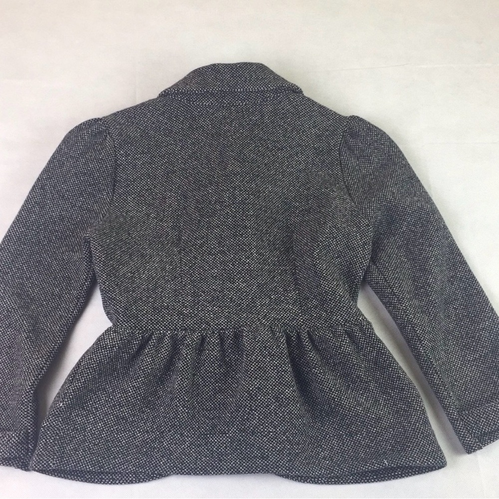 H&M Gray Tweed Peplum Blazer - Picture 4 of 10